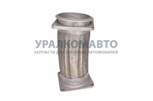Гофра глушителя D=120 L=270 с сеткой (квадратные фланцы) SHAANXI  DZ9214540221