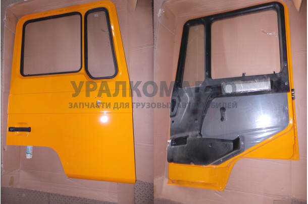 Дверь правая оранжевая в сборе SHAANXI 81.62600.4082