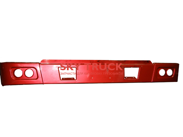 Бампер металл красный