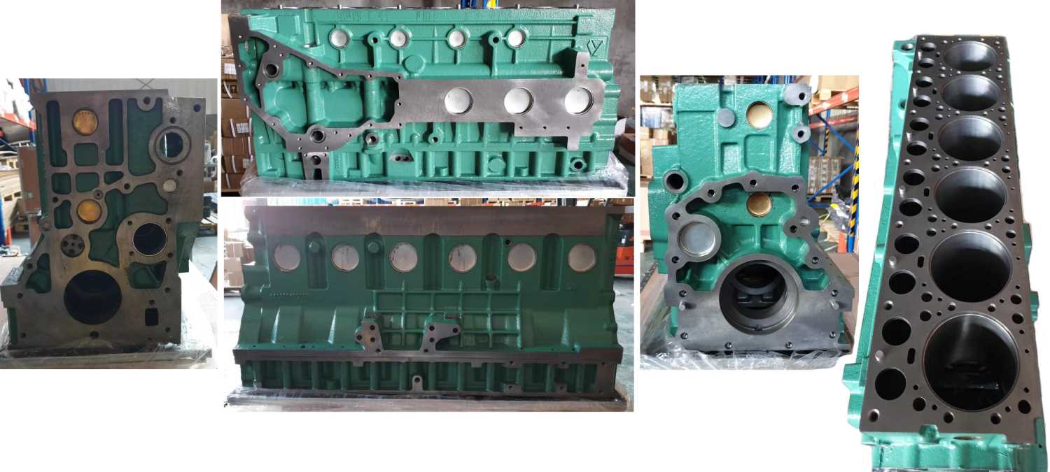 Блок цилиндров WD615 Евро2 (крышка короткая, площадка ТНВД прямая)