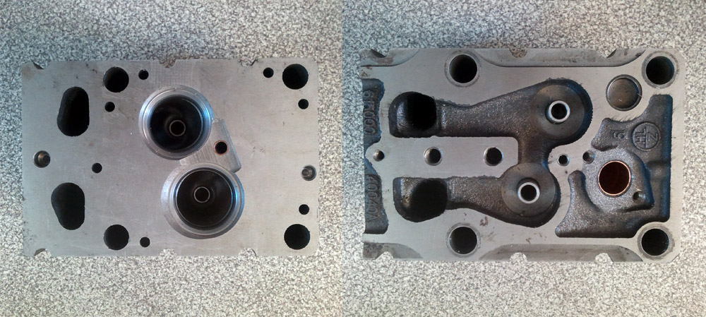 Головка блока цилиндров (голая) WD615 Евро2 